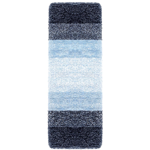 Arotive Microfiber Bathroom Rug, Bath Rug Size 79x20 inch in Blue