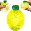 ZTATU Carton Baby Carrot, Squishy Fidget Toys for Kids & Adults, Glitter Squishy Sugar Ball, Sensory Toys for Autistic Children, Party Favors Stress Balls for Office, School, Travel (Yellow)