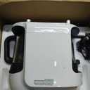 7.4QT Glass Air Fryer with Glass Basket, White