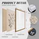 Vintage Botanical Wall Art Neutral Floral Prints Farmhouse Flower Canvas Wall Decor Watercolor Wildflower Pictures Nature Minimalist Artwork for Living Room Bedroom 12x16 Inch Wood Framed Set of 2
