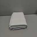 H.VERSAILTEX Pure White 100% Blackout Faux Linen Window Curtain Panels Heat and Full Light Blocking Drapes for Nursery, Back Tab 63 inches Thermal Insulated Draperies 52 inches Wide Each Panel, 2 PCs