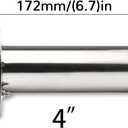 Car Muffler, 3.5in/4in/4.5in Universal Stainless Steel Removable Muffler Silencer Car Modification Accessories(4in)