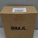 BMJL Womens Tankini Swimsuits with Skirt Tummy Control Bathing Suit V Neck Scalloped Swim Dress (Medium, Black)