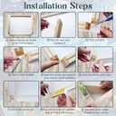 Canvas Stretcher Bars 12x28 Inch Frame Kit, Available in 25+ size Wood Stretcher Bars for Home and Office, Gallery Wrap Wall Arts Supply for Oil Painting, Poster, Picture & Paint by Numbers