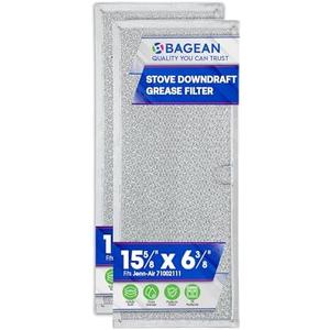 Downdraft Stovetop Filter Replacement for 71002111 Jenn Air Filter Downdraft 15.6” x 6.4” - Range Oven Filter Fits Into Jennair Downdraft Filter Vent and Protects the Stove Fan (2-Pack)