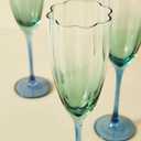 Bklyn Steel Co 2 Tone Champagne Flute Pack of 4