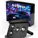 Front License Plate Holder Compatible with Audi A6/S6 2019-2024, A5/S5 2008-2017, TT 2016-2023 No Drill Tow Hook License Plate Bracket, Heavy Duty Car Number Frame with Anti-Theft Mounting Screws
