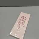 Halo Hair Extensions Real Human Hair Invisible Wire Extensions with Transparent Fish Line Adjustable Size Ash Blonde & Bleach Blonde 18 inch