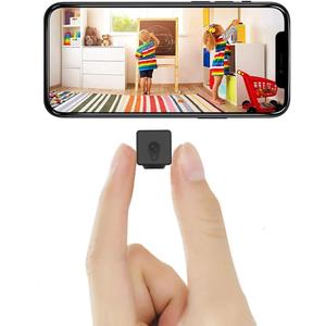 Small 4K Wireless Camera Wifi Security Camera Mini Home Indoor Outdoor Camera, Portable Smart House Dog Pet Camera Tiny Nanny Cam Office Cameras, 160 Wide Angle Night Vision Motion Detection Cams