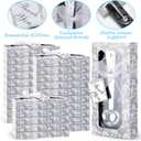 25 Set White Heart Shaped Measuring Spoons Stainless Steel Measure Tea Spoons Bridal Shower Wedding Gift Birthday Tea Party Souvenirs for Guests with Individual Package(Lovely)