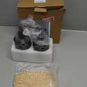 GKSCXEXE 2PCS Black Glass Diamond Soap Dispenser Set, 12 oz, 2 Pack, Reusable, Refillable, Eco-friendly, Clear, Tray & Plastic Pump, Kitchen, Bathroom