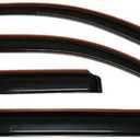 in-Channel Window Visors Sun Vent Guard (Smoke, Acrylic) IWVSVGF2CTE