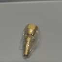 DOZYANT 1/4'' RV Propane Quick Connect Fittings for Connecting Low Pressure Gas Appliance Heater Grill Fire Pit and RV Quick Connect, 1/4" quick key connect plug x 3/8" Female Flare