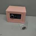 1.2 Cubic Feet Small Fire Safe Box for Home, Fireproof Lock Box, Security Money Safe with Digital Keypad, Spare Keys and Removable Shelf, Personal Home Safes for Money, Jewelry, ID Documents