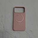 TORRAS Q3 Silicone 360 Spin for iPhone 17 Pro Max Case with Stand, Fit for MagSafe, Magnetic Ring Kickstand with Camera Control, Liquid Silicone Rubber Soft Phone Case for iPhone 17 Pro Max 6.9'', Bliss Pink