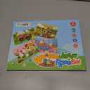 Wooden Puzzles Toys for Kids Ages 3-5, Set of 4 Packs with 20-Piece Farm, Animals Theme Wood Jigsaw Puzzles, Preschool Educational Brain Teaser Toys for Boys and Girls 3-6 Years Old.