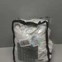 yescool Weighted Blanket for Adults (25 lbs, 60" x 80", White) Cooling Heavy Blanket for Sleeping Perfect for 240-260 lbs, Queen Size Breathable Blanket with Premium Glass Bead, Machine Washable