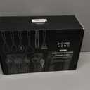 Home Hero 54-Piece Stainless Steel Kitchen Utensils Set - Heat-Resistant Nonstick Silicone & Stainless Steel Cooking Utensils - Complete Tools with Slotted Spoon & Pasta Spoon - Pack of 54, Silver