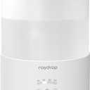 raydrop Humidifiers for Bedroom, 3.0L Cool Mist Humidifiers for Large Room & Home, Top Fill Air Humidifier for Baby Nursery & Plants, Essential Oil Diffuser with Color Lights, Timer, Auto Shut-Off