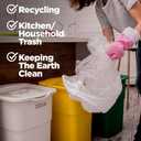 30-33 Gallon Clear Trash Bags Heavy Duty (250 COUNT) - Clear Recycling Garbage Bags 30+ Gallon, 32 Gallon - Made in USA