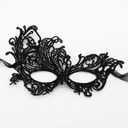 LSHDXD 6PCS Multi-color Mass Pack Halloween Lace Mask Masquerade,Half Face Masquerade,Venetian Mask Lace Eye Phoenix Mask for Carnival Ball Party