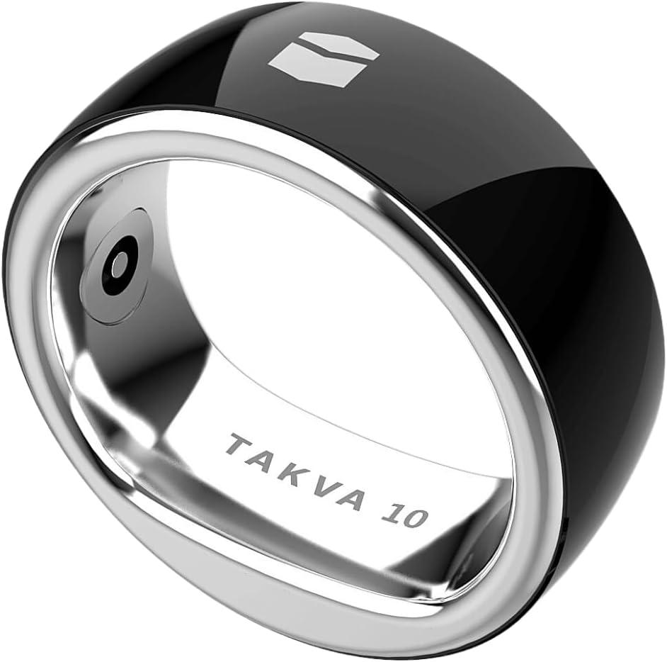 TAKVA Zikr Ring a 18mAh Battery, with Tasbih Counter, Smart Tasbih Islamic Gifts, Waterproof, Counts Up to 9999 Hand Tally Counter for Tasbeeh, Tally Counter Clicker for Muslims (20)
