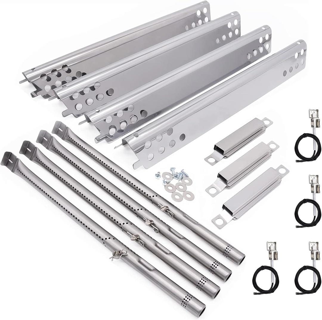 Grill Replacement Parts for Charbroil Advantage 4 Burner 463344015 463343015 463433016 463240015 463432215 463642116 463370015 Gas Grill, G458-0018-W1 Heat Plates, G432-8M00-W1 Burners & igniters