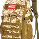 outdoor plus Camo Backpack, Military Boys, 30L