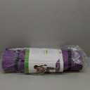 Gaiam Essentials 2/5" Thick (10mm) Yoga & Pilates, Fitness & Exercise Mat with Easy-Cinch Carrier Strap Cushion Support For Fitness and Gym Workouts (Purple)