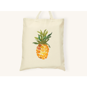 Pineapple Print Bag 33x22 ft