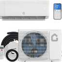 12000 BTU Mini Split Air Conditioner,22 SEER2 Ductless Inverter AC w/ 115V, Cool Up to 750 Sq. Ft with Heat Pump System, Compatible with Alexa, White