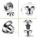 Reusable Coffee Pod Converter Compatible with Nespresso Original Line Capsule Stainless Steel Coffee Capsule Adapter Compatible with Nespresso Vertuo ENV135 GCA1 Machine