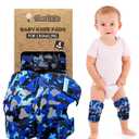 (2nd Gen.) Baby Knee Pads for Crawling (2 Pairs), CPSIA Certified - Comfortable Knee Protector for Toddler, Infant, Girl, Boy, Crawler - Rodilleras para Bebe