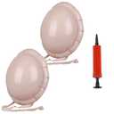 2 Packs Santa Claus Inflatable Big Belly Beer Belly Cosplay Props Pregnant Woman Fake Belly with Mini Inflator