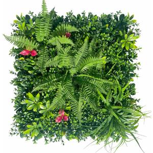 Artificial Grass Wall Backdrop Panels: 20X20 in 12P UV-Anti Greenery Boxwood Panels for Indoor Outdoor Green Plant Wall Decor & Ivy Fence Covering Privacy