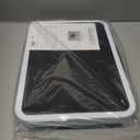 Metal Step Stool - Portable Folding Foot Stool - Non-Slip, Compact, 330lbs Capacity, Heavy Duty One Step Ladder for Kitchen (Black)