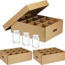 3 Pcs Mason Jar Storage Boxes 16 oz Regular or Wide Mouth Canning Boxes