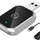 Android Auto Wireless Adapter Carplay - 2 in 1 Wireless Android Auto Car Adapter & Car Play, Stable Control No Delay [2025 Upgraded] Silver