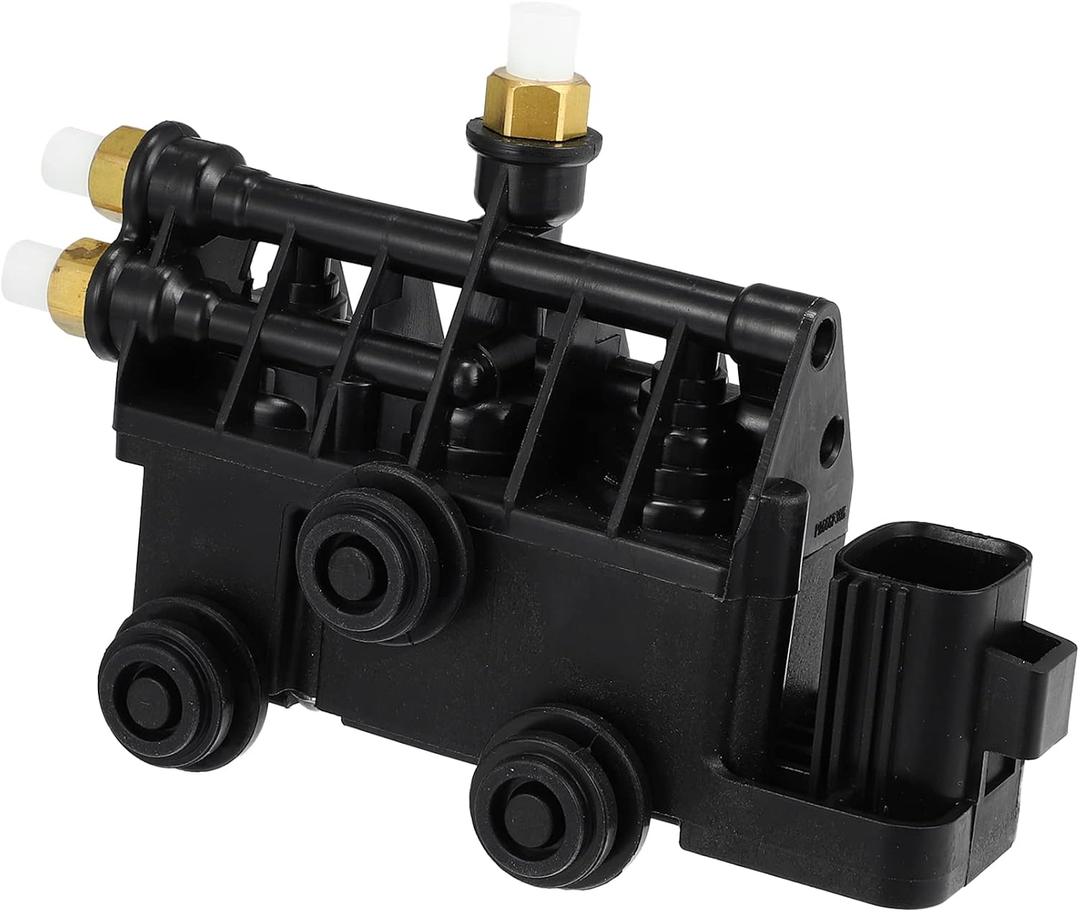 X AUTOHAUX RVH000095 Front Air Suspension EAS Valve Block Transfer Valve for Land Rover LR3 2005-2009 for Land Rover LR4 2010-2016 for Land Rover Range Rover Sport 2006-2013