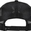 HOOEY Texican Texas Trucker Hat for Men – Adjustable Snapback Mesh Baseball Cap - Western Work & Casual Wear Breathable Mesh (Black, L)