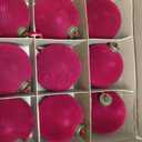 9 PCS Christmas Velvet Balls Flocked Xmas Tree Ball Ornaments Christmas Large Ball Set Xmas Tree Hanging Decoration 4 Inch, 6 Inch (Red, 6inch)