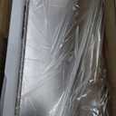 Stainless Steel Litter Box | XL Enclosed Cat Litter Boxes with Lid for Big Cats | High Sided, Anti-Urine Leakage | Non-Stick Bottom & Includes Litter Mat & Metal Scoop (Silver Gray)