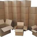 Amazon Basics Cardboard Moving Boxes in Small, Medium and Large Sizes (Assorted), Pack of 30, Brown