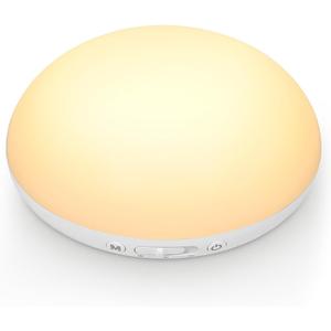 Egg Light for Nursery, Portable Baby Night Light for Breastfeeding, Rechargeable Baby Nightlight with Timer, Dimmable Battery Powered Red Lamp, Ultra-Long Battery Life for Bedside