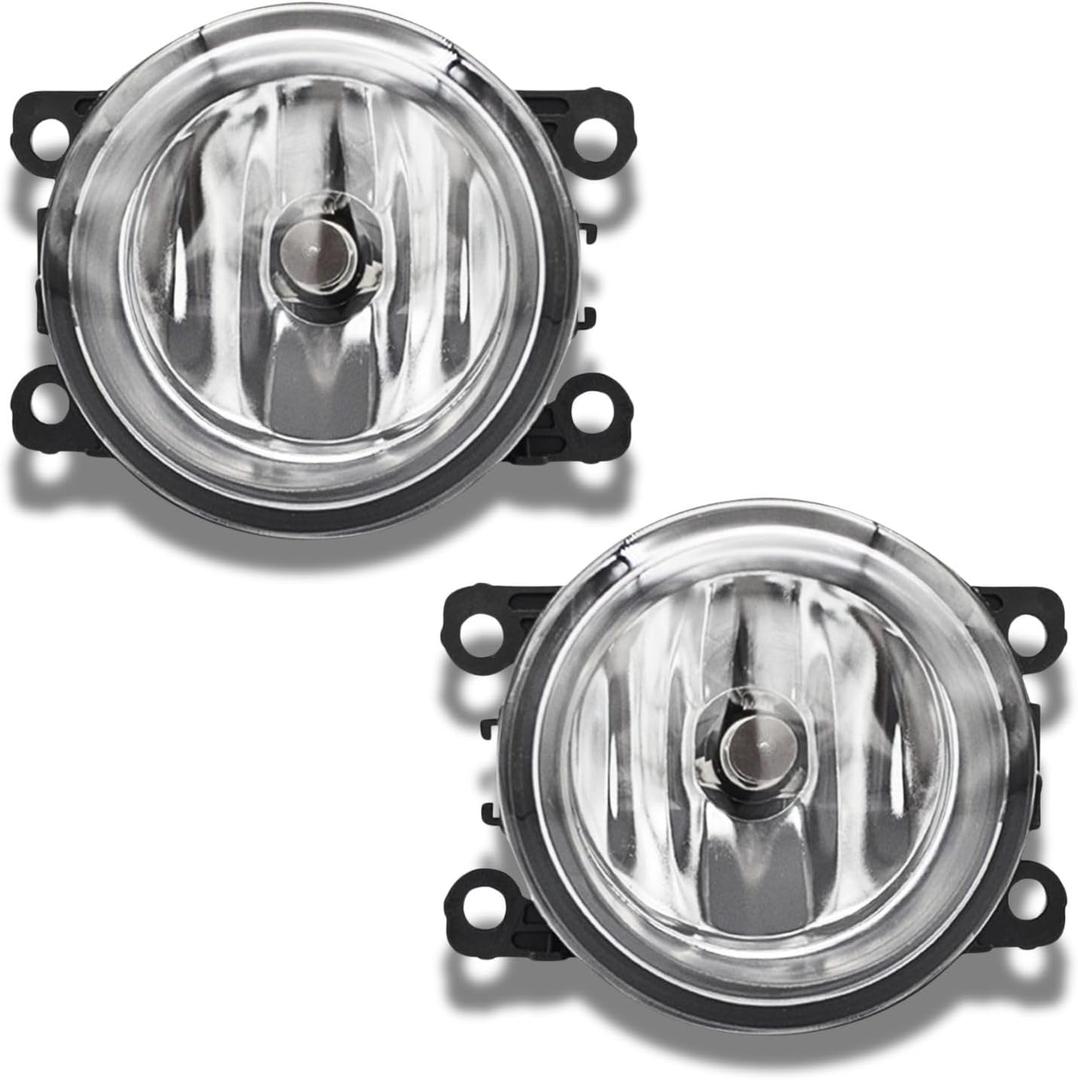 1 Pair Fog Lights Compatible With 2005-2014 Ford Mustang Focus Explorer Ranger/Accord Pilot/Lincoln Navigator Frontier Front Fog Lamps