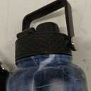 40oz Insulated Water Bottle Stainless Steel Sport Bottles with 3 Lids,Marble Ocean
