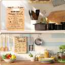 40th Birthday Gifts for Women Men, 40 Year Old Vintage 1986 Double Sided Cutting Board Present, Recipe for a Happy Birthday Cutting Board for Her Him
