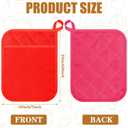 WILLBOND 12 Pieces Funny Pot Holders with Pocket for Kitchen Heat Resistant Oven Mitts Pot Pads for Baking Cooking Teacher Appreciation Christmas Housewarming Gifts