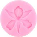 4 x Mujiang Orchid & Chrysanthemum Flower Fondant Molds Set of 4 - Silicone, Food Grade, Easy to Use & Clean, Heat Resistant - Perfect for Cake Decorating, Cupcake Toppers, Candy & Chocolate