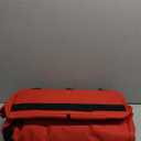 Rolling Christmas Tree Storage Bag 7.5ft, Xmas Artificial Tree Storage Bags with 3 Swivel Wheels, 600D Oxford Fabric Disassembled Tree Storage Box with Padded Handle and Quick-Release Strap (Red)